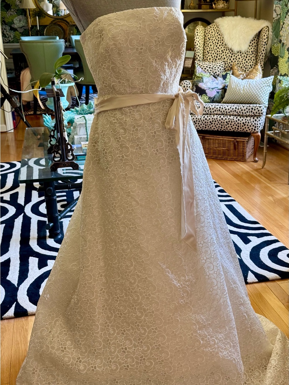 NWT J Crew strapless wedding dress. Sz 6. Ivory.